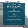Cama Posta King Ellie Colcha Luxo Algodão 300 Fios Bordado:cinza - 7