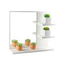 Ver imagem 1 de Espelho para Banheiro com Armário Branco Nice 40cm