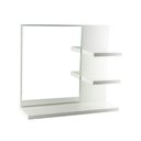 Ver imagem 2 de Espelho para Banheiro com Armário Branco Nice 40cm