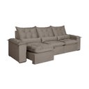 Ver imagem 2 de Sofá 5 Lugares Retrátil e Reclinável Atlantis Veludo