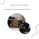 Ver imagem 6 de Conjunto 3 Peças com Mesa para Escritório Presidente Marrom/Nogal/Preto Artany