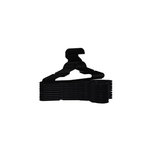 Kit 50 Cabides Giratório Cavado Preto – Praticidade e Organização