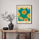 Ver imagem 2 de Quadro Poster Flores e Plantas - Toscana 24x18cm - com Vidro:madeira Branca