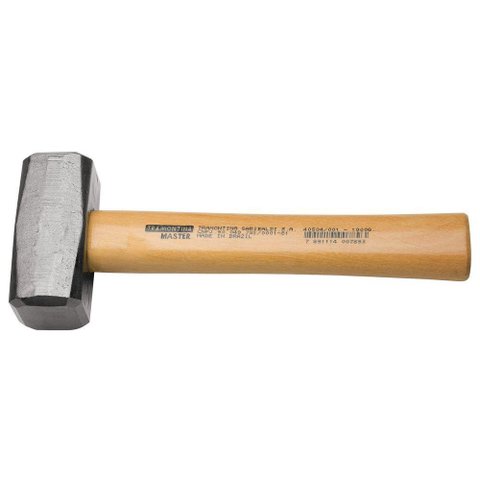 Marreta Quadrada com Cabo de Madeira 800 G Jateado Tramontina