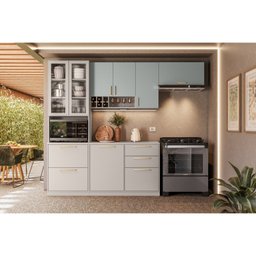 Cozinha Modulada 4 Peças Essence  100% Mdf Itatiaia - 1