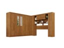 Ver imagem 2 de Guarda-Roupa Casal Modulado de Canto com Espelho 11 Portas Multimóveis Cinamomo
