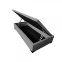 Ver imagem 3 de Cama Box Baú Solteiro Suede 78x188cm - Genki Kenko Colchões:areia