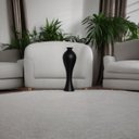 Ver imagem 5 de Vaso Decorativo de Chão Grande Preto Fosco de Cerâmica Califórnia