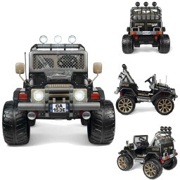 Carrinho Eletrico Infantil Peg Perego Gaucho Xp 4x4 24v Preto - 2