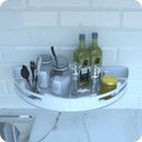 Ver imagem 2 de Kit 2 Porta Temperos e Condimentos de Parede Branco Multiuso