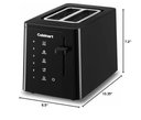 Ver imagem 3 de Cuisinart Torradeira 2 Fatias Touchscreen Preta