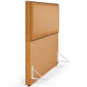 Ver imagem 7 de Cabeceira Box Casal King Com Tachas 195 cm Vicenza L02 Couríssimo Whisky - Lyam Decor