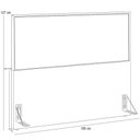 Ver imagem 5 de Cabeceira Box Casal King Com Tachas 195 cm Vicenza L02 Couríssimo Whisky - Lyam Decor