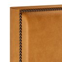 Ver mais imagens de Cabeceira Box Casal King Com Tachas 195 cm Vicenza L02 Couríssimo Whisky - Lyam Decor
