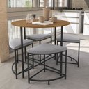 Ver imagem 1 de Mesa com Bancos Estofados Li038 Kappesberg Industrial