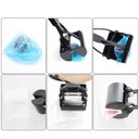 Ver imagem 4 de Pa Coletora Fezes Coco Gato Cao Cachorro Pet Cascalho Grama Sujeira Alça Longa Dobravel Duravel Resi