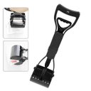 Ver imagem 1 de Pa Coletora Fezes Coco Gato Cao Cachorro Pet Cascalho Grama Sujeira Alça Longa Dobravel Duravel Resi