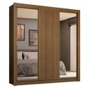 Ver imagem 3 de Guarda-roupa Casal 3 Portas de Correr com Espelhos 4 Gavetas Rustic Sublime Plus Madesa
