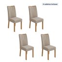 Ver imagem 1 de Conjunto 4 Cadeiras Estofadas Apogeu