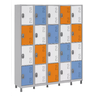 Locker de Aço 20 Portas Varias Cores Resistente e Seguro:azul - 2