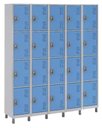 Ver imagem 1 de Locker de Aço 20 Portas Varias Cores Resistente e Seguro:azul