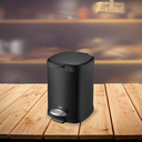 Ver imagem 4 de Lixeira Aço Carbono Preto Pedal e Balde Frame 6l Brinox