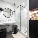 Ver imagem 5 de Lixeira Aço Carbono Preto Pedal e Balde Frame 6l Brinox