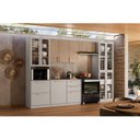 Ver imagem 1 de Cozinha Modulada 5 Peças Essence  100% Mdf com Cristaleira Itatiaia