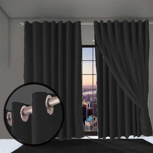 Cortina Madrid Sala Quarto 8,00 x 2,50 Apartamento preto