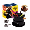 Ver imagem 1 de Aparelho Fondue 13 Peças Fratelli Conjunto Completo Garfos Suporte Panela Chocolate Queijo