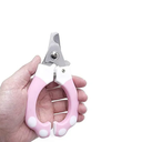 Ver imagem 4 de Alicate para Cortar Unha Cães e Gatos com Mola Inox: Rosa