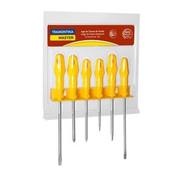 Jogo de Chaves de Fenda Tramontina Yellow com Suporte 6 Pçs - 2