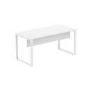 Ver imagem 3 de Mesa Madeira M150/70P25TUB 150cm Industrial Branco