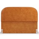 Ver imagem 3 de Cabeceira Cama Box Casal 140cm Orgânica Lanna W01 Couríssimo Canela - Lyam Decor