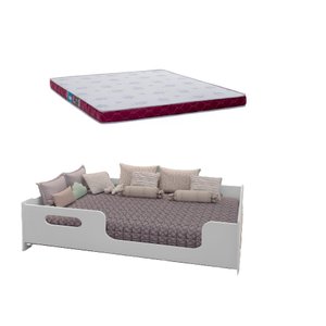 Cama Montessoriana Infantil Casal +colchão Castor Sleep Max