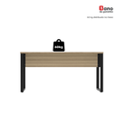 Ver mais imagens de Mesa Madeira M150/70P25TUB 150cm Industrial Noce Naturalle e Preto Marrom/Marromle