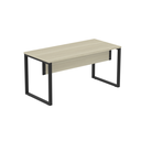 Ver imagem 3 de Mesa Madeira M150/70P25TUB 150cm Industrial Nogueira Casablanca e Preto Bege