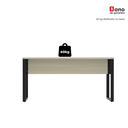 Ver mais imagens de Mesa Madeira M150/70P25TUB 150cm Industrial Nogueira Casablanca e Preto Bege