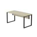 Ver imagem 6 de Mesa Madeira M150/70P25TUB 150cm Industrial Nogueira Casablanca e Preto Bege