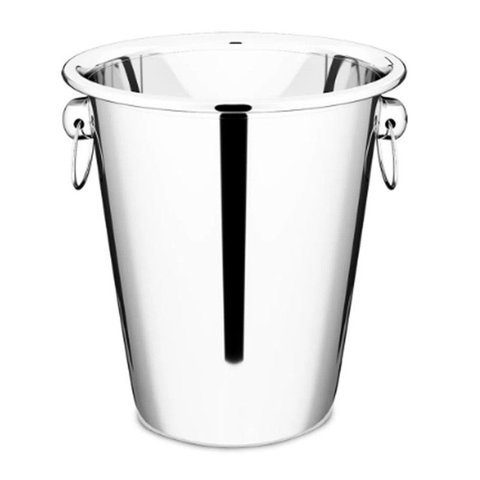 Balde de Gelo para Garrafas em Aço Inox 4,5L Facil Limpeza