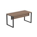 Ver imagem 3 de Mesa Madeira M150/70P25TUB 150cm Industrial Walnut e Preto Marrom