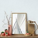 Ver imagem 1 de Quadro Canvas Ponte Branca 70x50