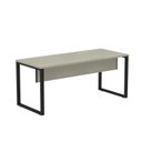 Ver imagem 1 de Mesa Madeira M1700/700P25TUB 170cm Industrial Nogueira Casablanca e Preto Bege