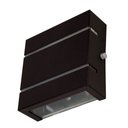 Ver imagem 1 de Arandela Slim 2 Frisos e 2 Fachos - Interna e Externa Marrom