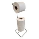 Ver imagem 7 de PORTA PAPEL HIGIÊNICO PAPELEIRA DE CHÃO CLASSIC FJM J230 AÇO INOX FJM CRISTAIS Prateado
