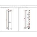 Ver imagem 4 de Paneleiro Simples Prof. Viv Aluminum