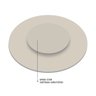 Bandeja Giratória Centro de Mesa Madeira 80 Cm Off White - 8