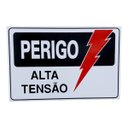 Ver imagem 2 de Kit 2 Placa de Sinalização Perigo Alta Tensão 20 X 30cm