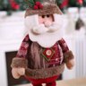 Kit Trio Bonecos de Natal Boneco de Neve Papai Noel Rena 50cm - 9