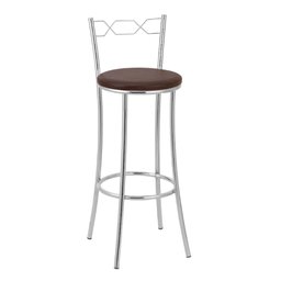 Banqueta Alta Cromada Bc51/a A101 Treparoni - 1
